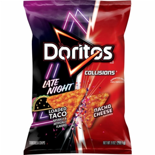 Doritos Late Night Collisions Tortilla Chips Loaded Taco / Nacho Cheese