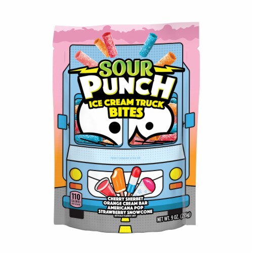 Sour Punch Bites - Assorted Ice Cream Truck Flavors Gummi