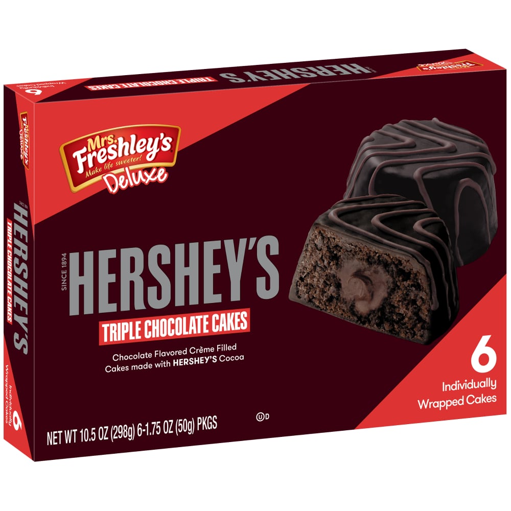 Mrs. Freshley's Deluxe Hershey's Triple Chocolate Cakes