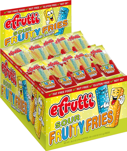Efrutti Sour Fruity Fries Gummi