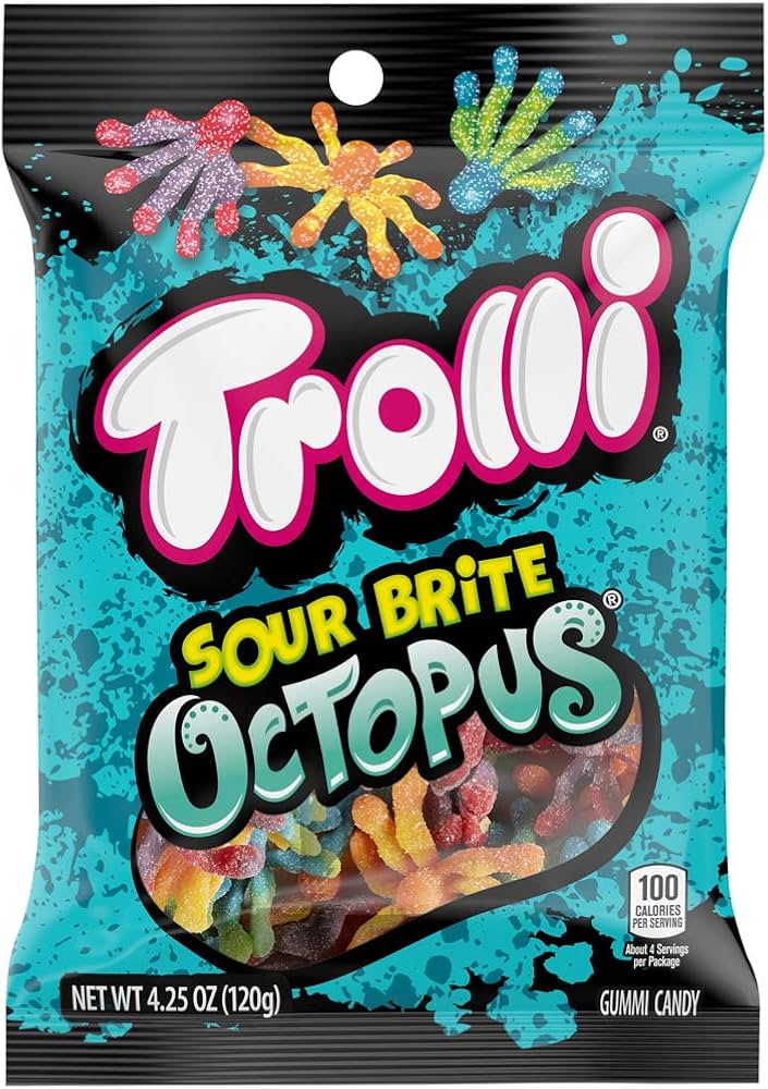 Trolli Sour Brite Octopus Gummy Worms