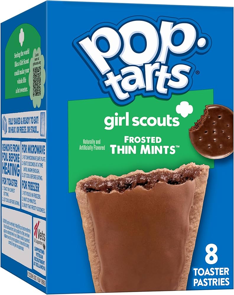 Pop-Tarts Girl Scout Toaster Pastries, Breakfast Foods, Kids Snacks, Frosted Thin