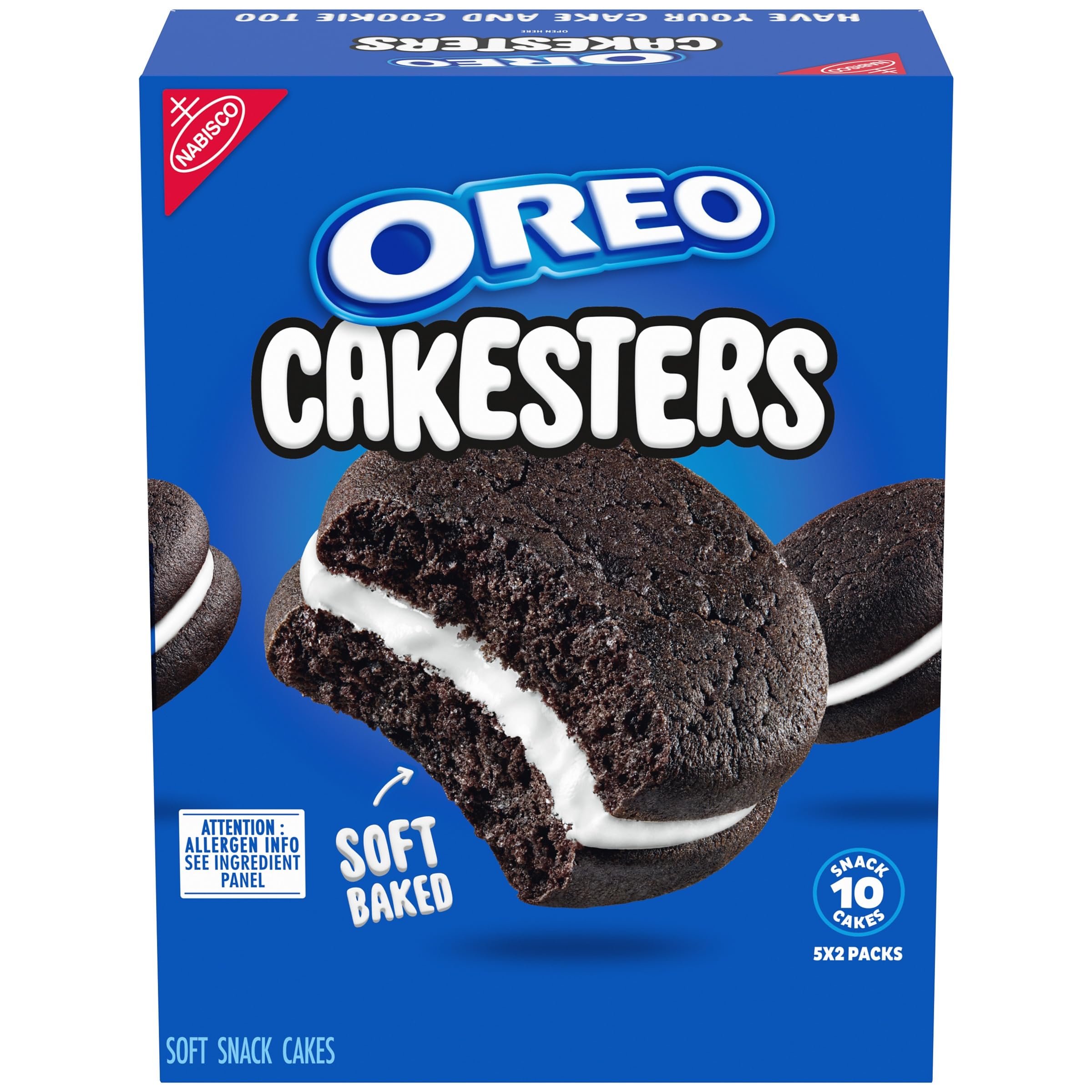 Oreo Cakesters Double Chocolate Soft Snack Cakes