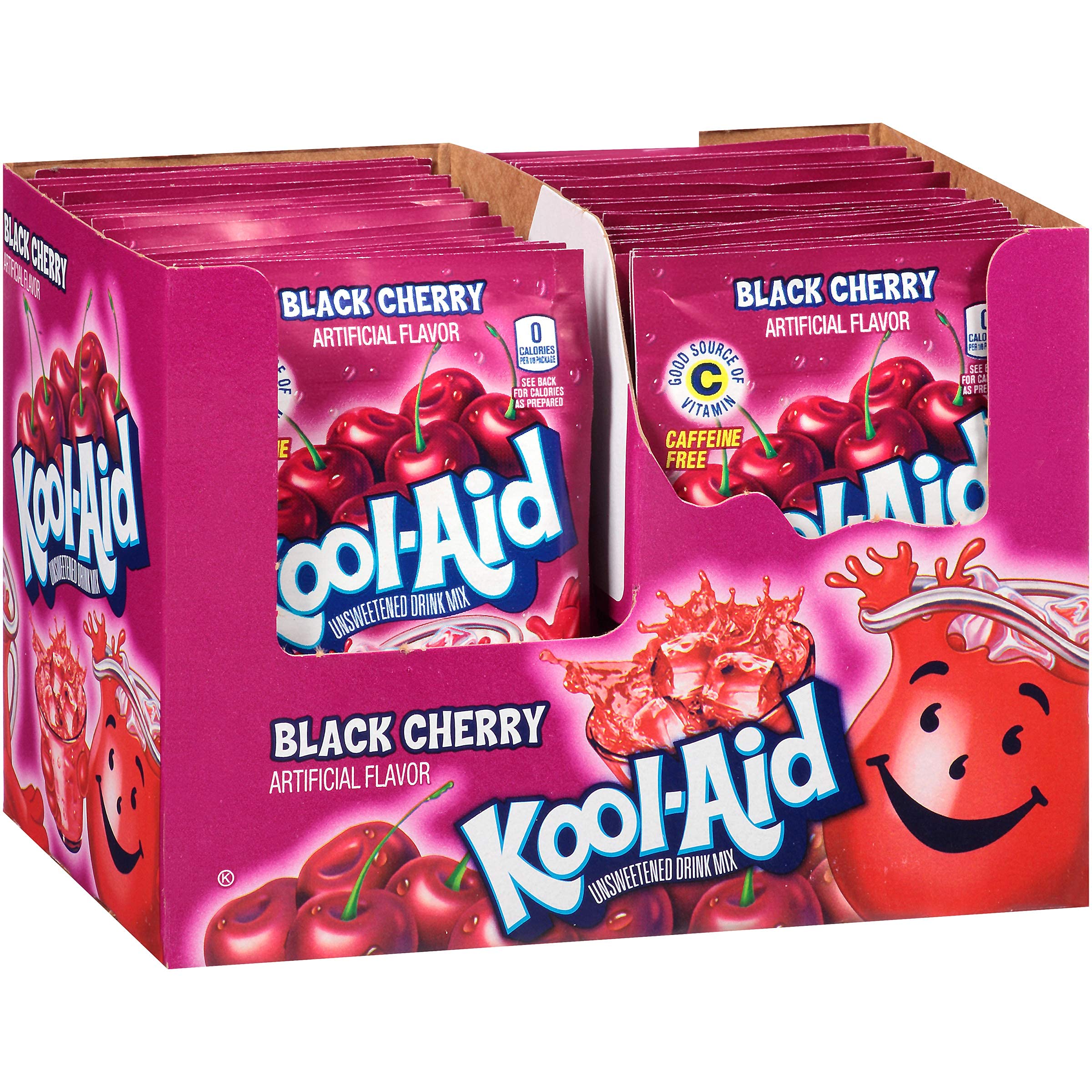 Kool Aid Black Cherry Unsweetened Drink Mix