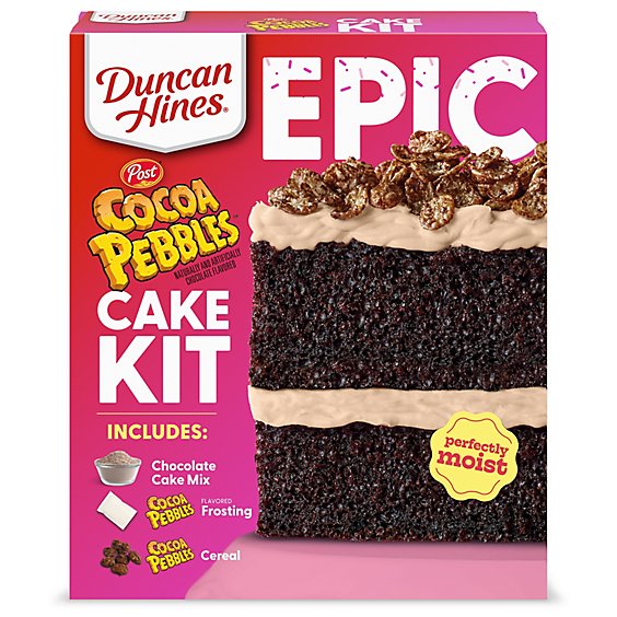 Duncan Hines EPIC Cocoa Pebbles Cake Kit