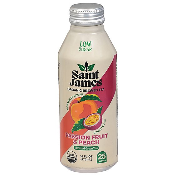 Saint James, PassionFruit and Peach Tea