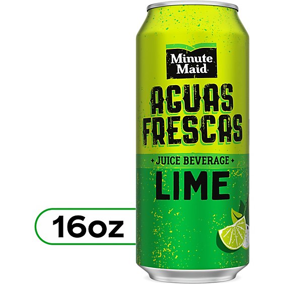 Minute Maid Aguas Frescas Lime Can