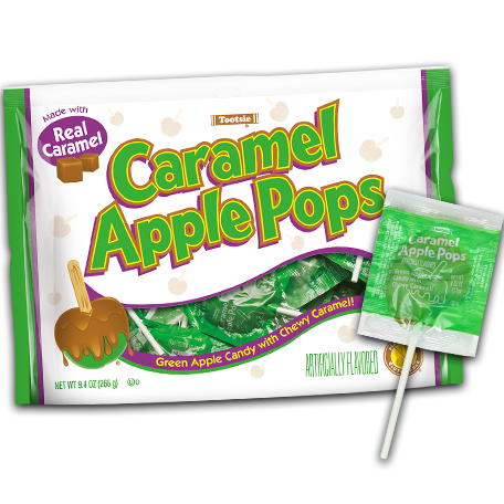 Caramel Apple Pops Green Apple With Chewy Caramel