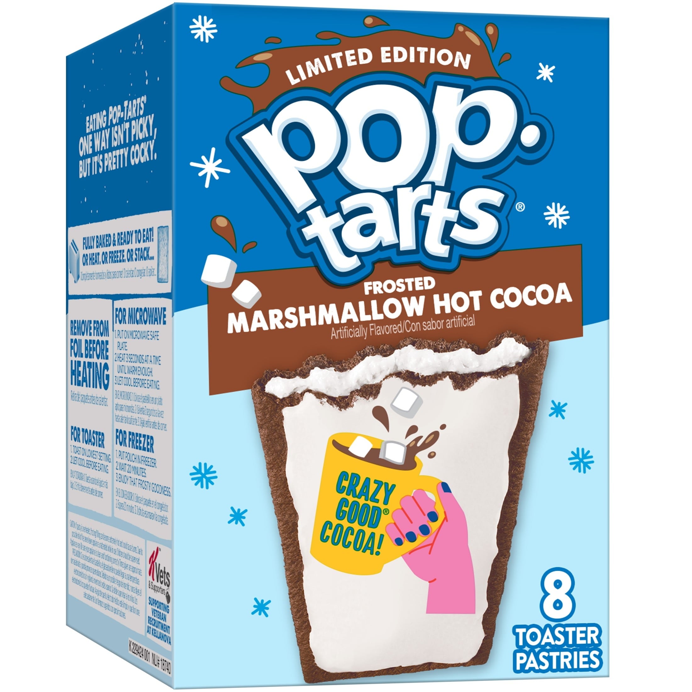 Pop-Tarts Frosted Marshmallow Hot Cocoa Toaster Pastries Breakfast Foods Shelf-Stable