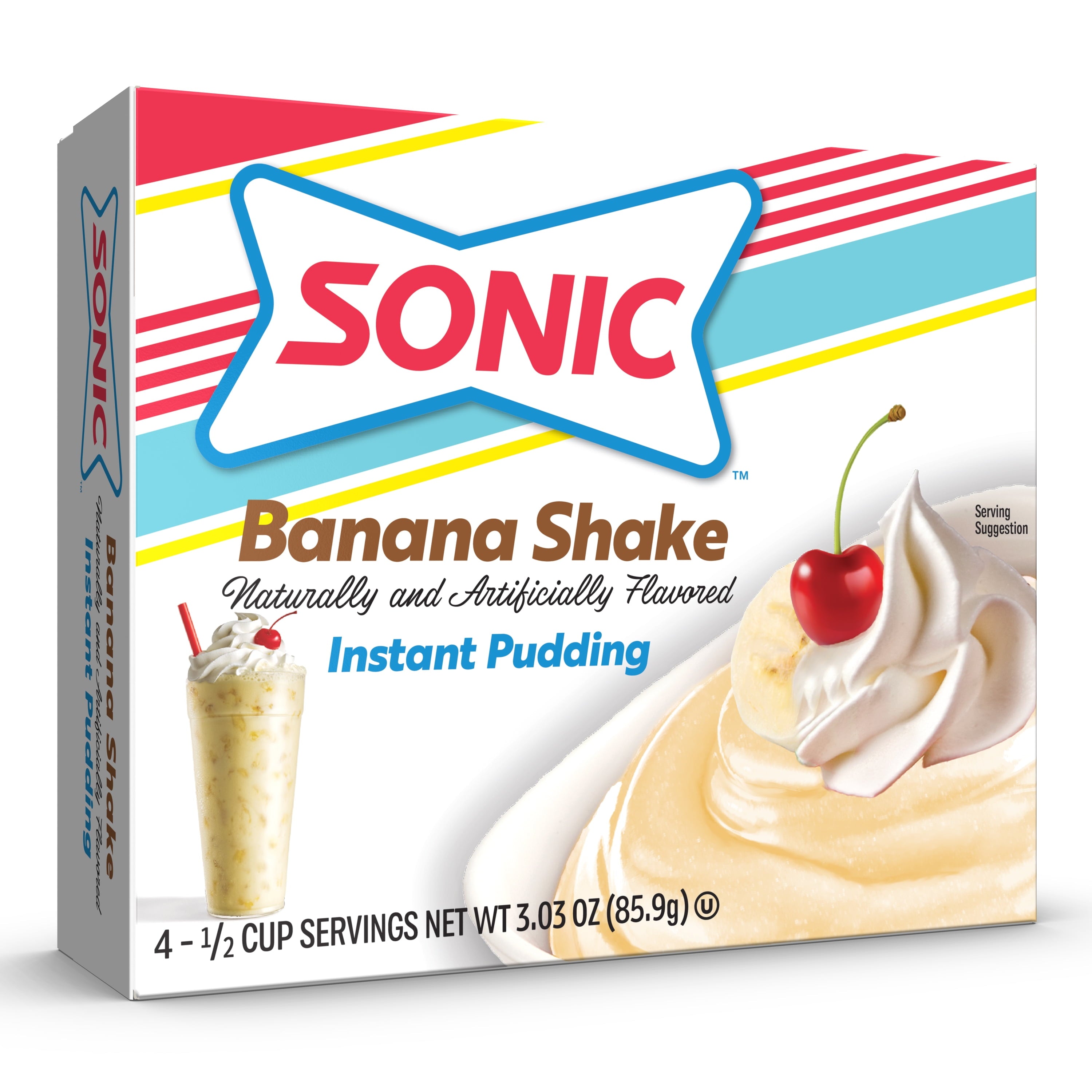 SONIC Banana Shake Instant Pudding