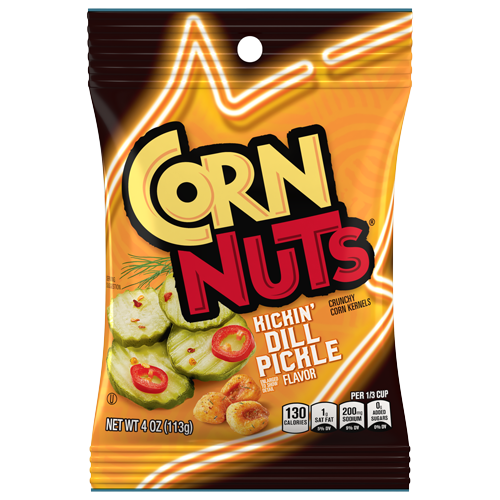 Corn nuts dill pickle