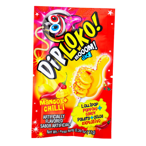 Diploko Lollipop Popping Candy Mango Chilli