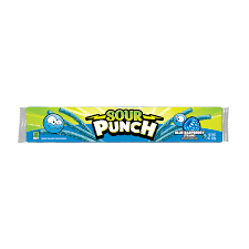 Sour Punch Blue Raspberry Straws