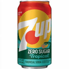 New&Limited 7-up Tropical Zero sugar