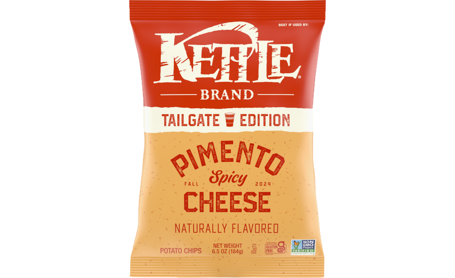 Kettle Brand Tailgate Edition Pimento Spicy Cheese Potato Chips Fall 2024
