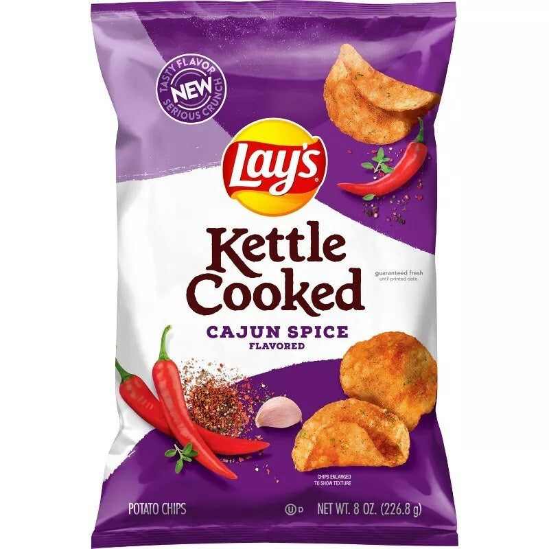 Lay's Kettle Cooked Cajun Spice Potato